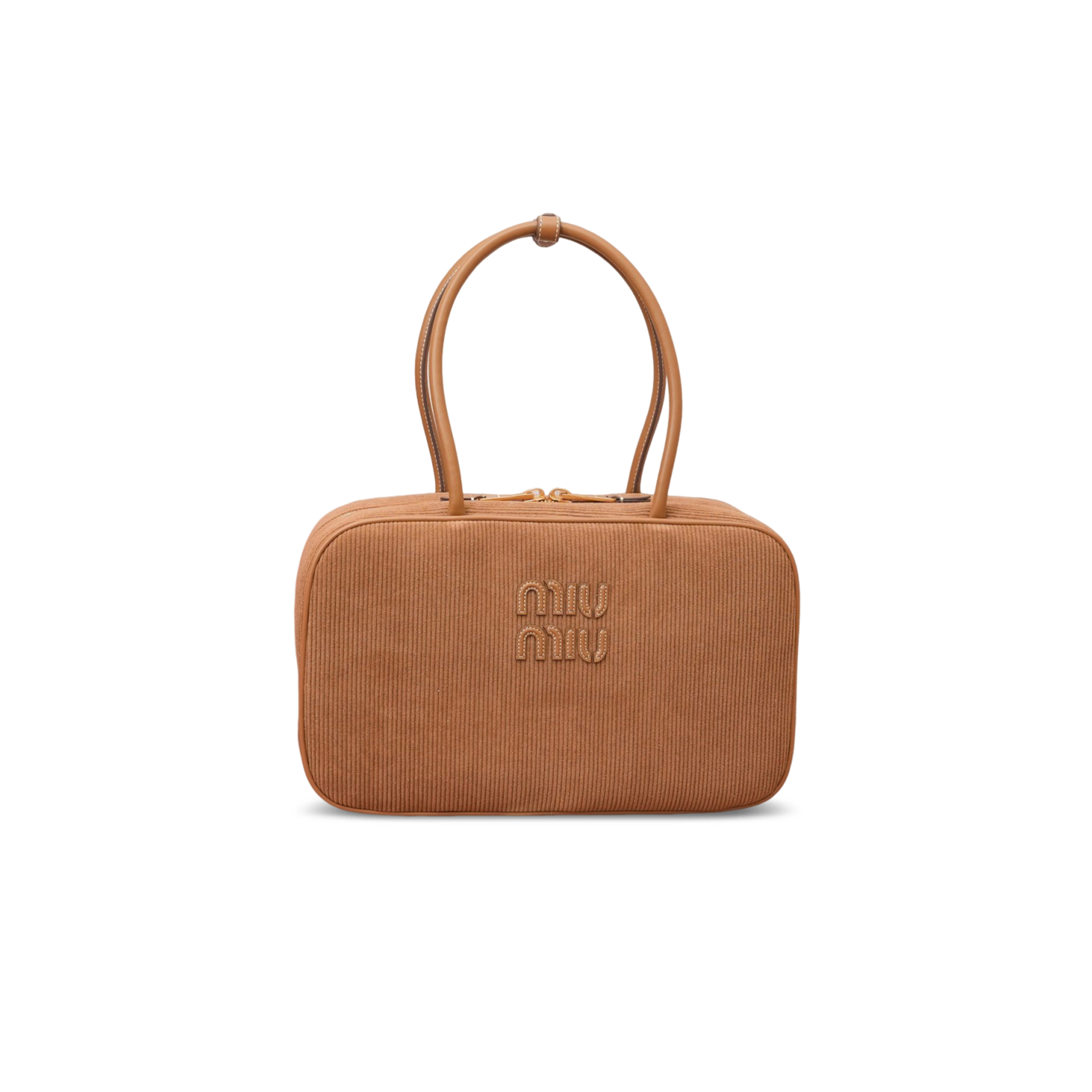 MIU MIU SUEDE BEAU BAG 5BB117 (34*23*10cm)